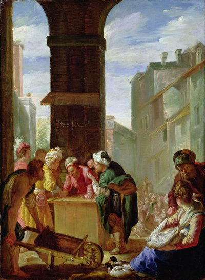 La parabola della perla preziosa o La perla di gran valore da Domenico Fetti or Feti